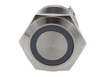Anti Perusak Logam Sesaat Push Button Switch 22mm Cincin Simbol LED 5A 250V AC