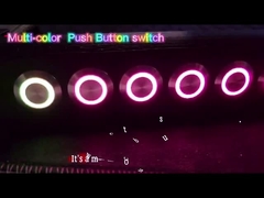 WS2812 RGB LAMPU LED LOGAM PUSH BUTTON SWITCH