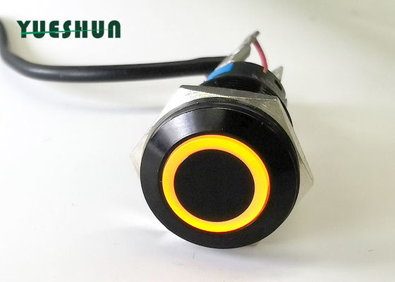 kualitas  16mm Push Button Switch LED Illuminated , Automotive Push Button Switches pabrik
