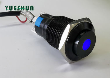 16mm Dot Type Push Button Switch LED Illuminated, LED Latching Push Button Switch