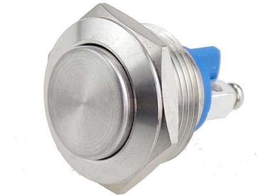 Ball Head 19mm 1NC Panel Mount Push Button Switch Tahan Air Sesaat