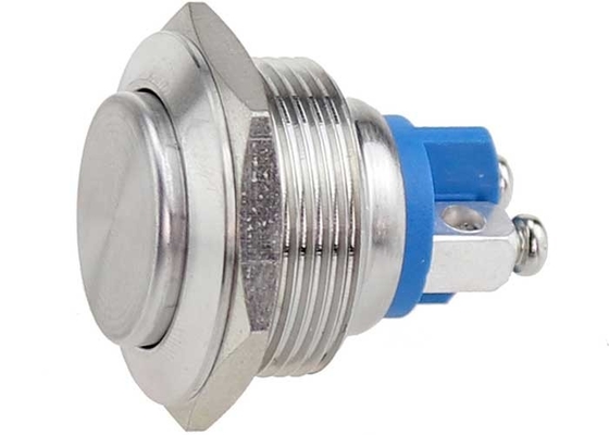 Ball Head 19mm 1NC Panel Mount Push Button Switch Tahan Air Sesaat