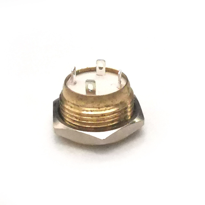 Kuningan Push Button Switch Ring Led Illuminated Waterproof Micro 22mm Self Reset